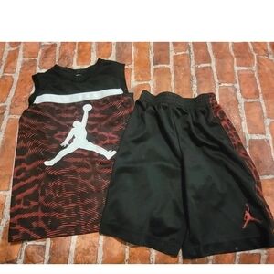 Jordan Boys Summer Set Sz 6x/7 6 7 Small Spot